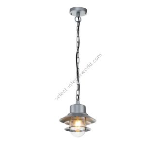 Elstead Lighting / Outdoor Pendant Lights / Copenhagen Chain Lantern Silver