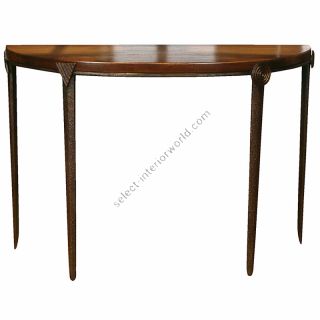 Corbin Bronze / Medallion Demilune / Console Table