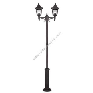 Elstead Lighting / Outdoor Post Lights / Chapel Twin Black