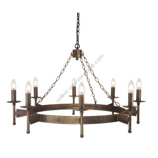 Elstead Lighting / Chandeliers / Cromwell 8 Old Bronze