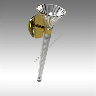 Italian Luxury Lighting / Wall Sconces / Elegance Crystal 1 Light D1201 001WL