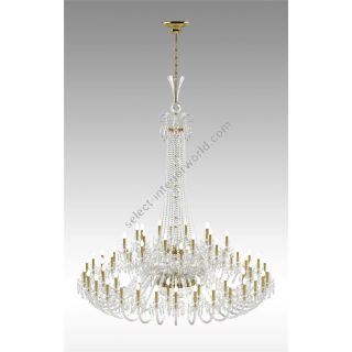 Italian Luxury Lighting / Chandeliers / Elegance Large Crystal 64 Lights D1201 064