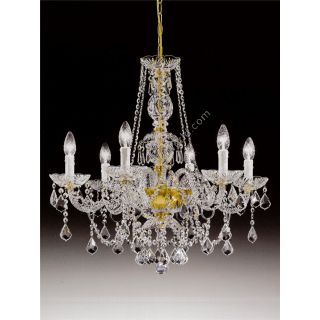 Italian Luxury Lighting / Chandeliers / Elegance Crystal 6 Lights D1303 006
