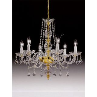 Italian Luxury Lighting / Chandeliers / Elegance Crystal 6 Lights D1315 006