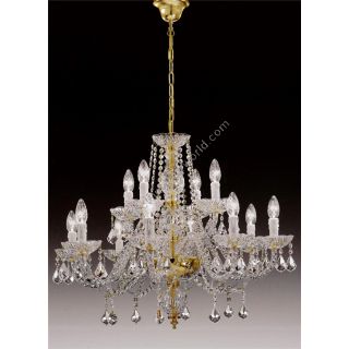 Italian Luxury Lighting / Chandeliers / Elegance Crystal 12 Lights D1315 012