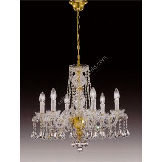 Italian Luxury Lighting / Chandeliers / Elegance Crystal 6 Lights D1317 006