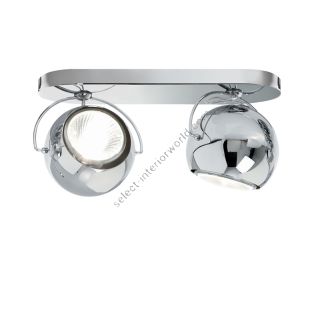 Fabbian / Spot Lighting / Beluga Steel D57 Wall & Ceiling 2 spots
