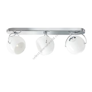 Fabbian / Spot Lighting / Beluga White D57 Wall & Ceiling 3 spots