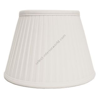 Elstead Lighting / Lampshades / 10 Cotton Fine Pencil Pleat Ivory 25 cm