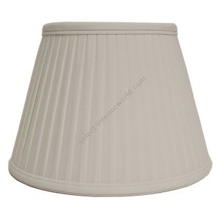 Elstead Lighting / Lampshades / 10 Cotton Fine Pencil Pleat Oyster 25 cm