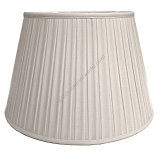 Elstead Lighting / Lampshades / 18 Cotton Box Pleat Oyster 46 cm