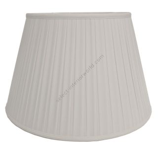 Elstead Lighting / Lampshades / 20 Cotton Box Pleat Ivory 51 cm