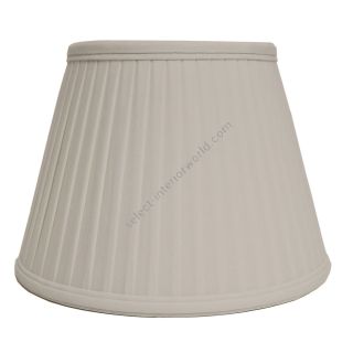 Elstead Lighting / Lampshades / 8 Cotton Fine Pencil Pleat Oyster 20 cm