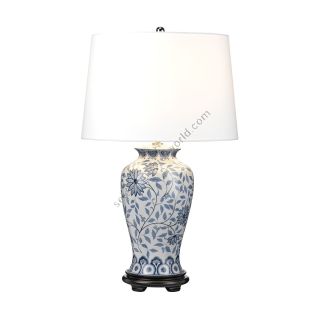 Elstead Lighting / Table Lamps / Ying 1 Blue and White