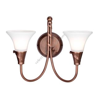 Elstead Lighting / Wall Lights / Emily 2 Copper Patina