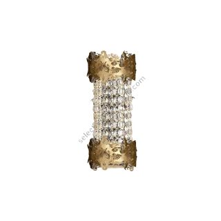 Mechini / Table Lamps / Wrought Iron with Clear Bohemian Crystal F292/2