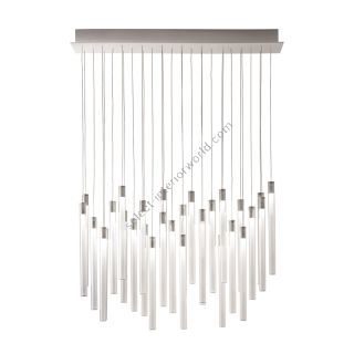 Fabbian / LED Ceiling Lights / Multispot Tooby F32 30 spots 90x15cm