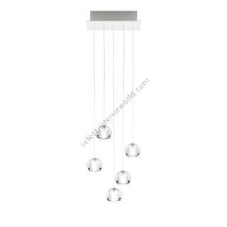 Fabbian / LED Ceiling Lights / Multispot Beluga F32 5 spots 30x15cm