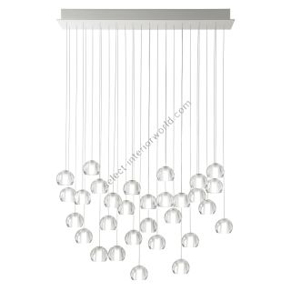 Fabbian / LED Ceiling Lights / Multispot Beluga F32 30 spots 90x15cm