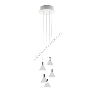 Fabbian / LED Ceiling Lights / Multispot Polair F32 5 spots