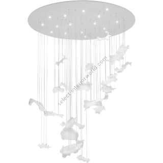 Jumbo Collection / Chandelier / Feuille Chandelier
