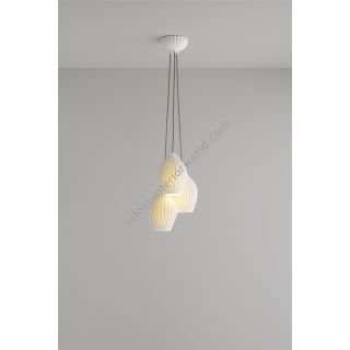 Original BTC / Pendants & Suspension Lights / Fin Grouping of 3