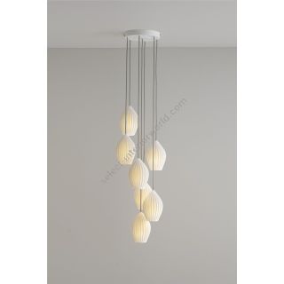 Original BTC / Pendants & Suspension Lights / Fin Grouping of 7
