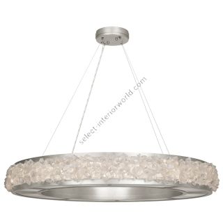 Fine Art Handcrafted Lighting / Pendant Lights / Arctic Halo 38″ Round 878040