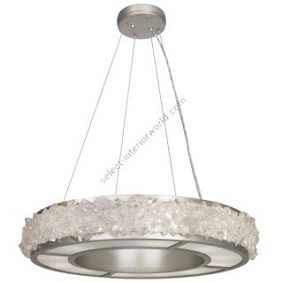 Fine Art Handcrafted Lighting / Pendant Lights / Arctic Halo 30″ Round 878140