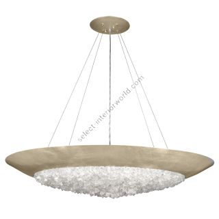 Fine Art Handcrafted Lighting / Pendant Lights / Arctic Halo 44″ Round 876540