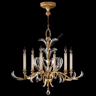 Fine Art Handcrafted Lighting / Chandelier / Beveled Arcs 37″ Round 739140 762640