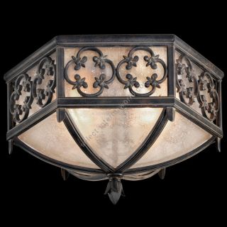 Fine Art Handcrafted Lighting / Outdoor Flush Mount / Costa del Sol 16″ 324882
