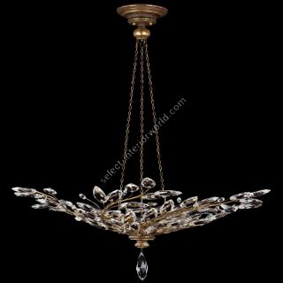 Fine Art Handcrafted Lighting / Pendant Lights / Crystal Laurel 47″ Round 753740 776440