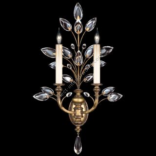 Fine Art Handcrafted Lighting / Wall Sconces / Crystal Laurel 28″ 759750 773150