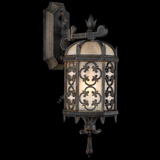 Fine Art Handcrafted Lighting / Outdoor Wall Mount / Costa del Sol 20″ 338581
