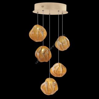 Fine Art Handcrafted Lighting / Pendant Lights / Vesta 12″ Round 866340
