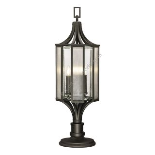Fine Art Handcrafted Lighting / Outdoor Adjustable Pier/post Mount / Bristol 37.5″ 900080