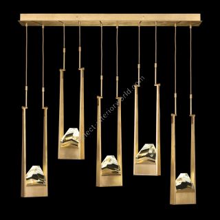 Fine Art Handcrafted Lighting / Pendant Lights / Strata 50″ Linear 932140