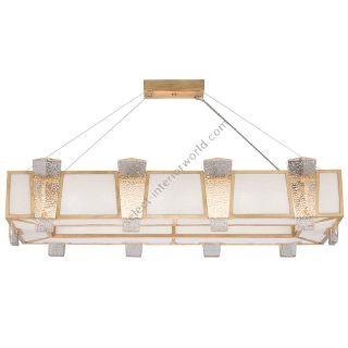 Fine Art Handcrafted Lighting / Pendant Lights / Crownstone 52″ Rectangular 891240