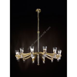 Arte Veneziana / Chandeliers / Flesso Contemporary LCC-GLF-202-LC90