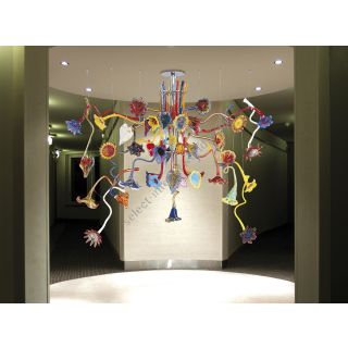 Glass & Glass Murano / Chandeliers / Forme Colorate C-Ikebana 1