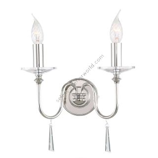 Elstead Lighting / Wall Lights / Finsbury Park 2 Polished Nickel