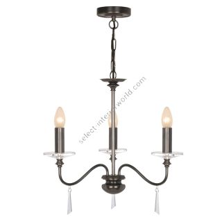 Elstead Lighting / Chandeliers / Finsbury Park 3 Old Bronze