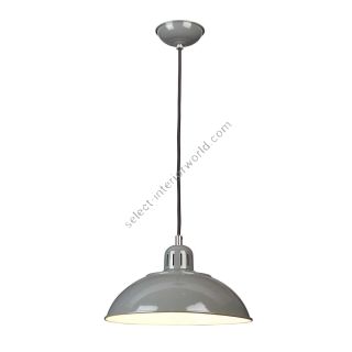 Elstead Lighting / Pendant Lights / Franklin 1 Grey