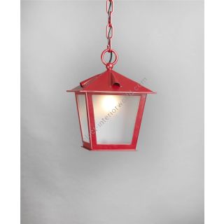 Iron Pendant Lantern for Outdoor GL3029CH-1 Toscana by Officina Ciani