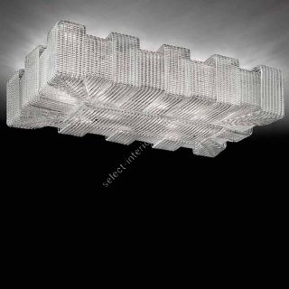 Glass & Glass Murano / Semi-Flush Mounts / Overlap 2 ART. 1315/P