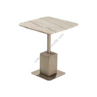 Adriana Hoyos / Side & Lamp Tables / Gem End Table 101 Stone Top