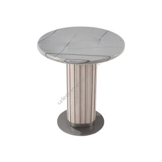 Adriana Hoyos / Side & Lamp Tables / Gem End Table 201 Stone Top