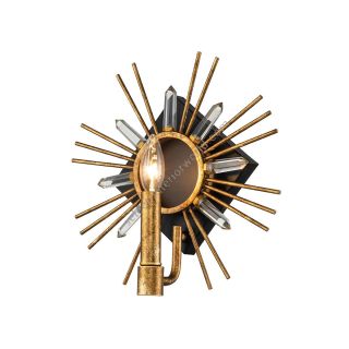 Elstead Lighting / Wall Lights / Sun King 1 Gold Leaf