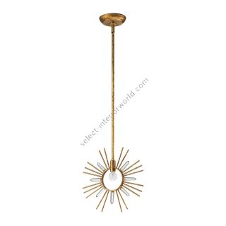 Elstead Lighting / Pendant Lights / Sun King Gold Leaf
